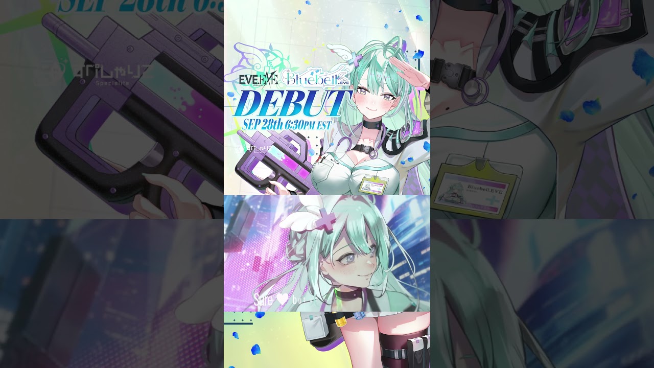【Debut Teaser】Bluebell.EVE🎐💉FPS VTuber【EVE.EXE】