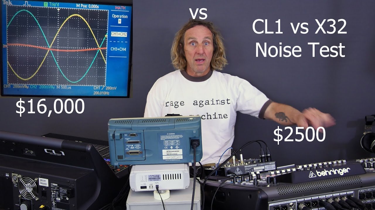 Noisier is Quieter! Yamaha CL1 vs Behringer X32 (Public)