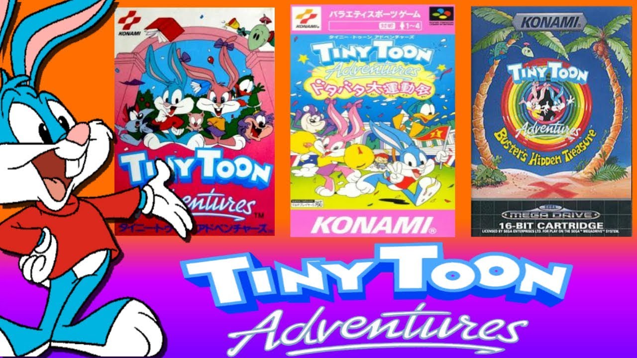 Tiny Toon: LA TRILOGIA DE ORO DE KONAMI! (NES - SNES - SEGA GENESIS) (Family - Super Ninendo)