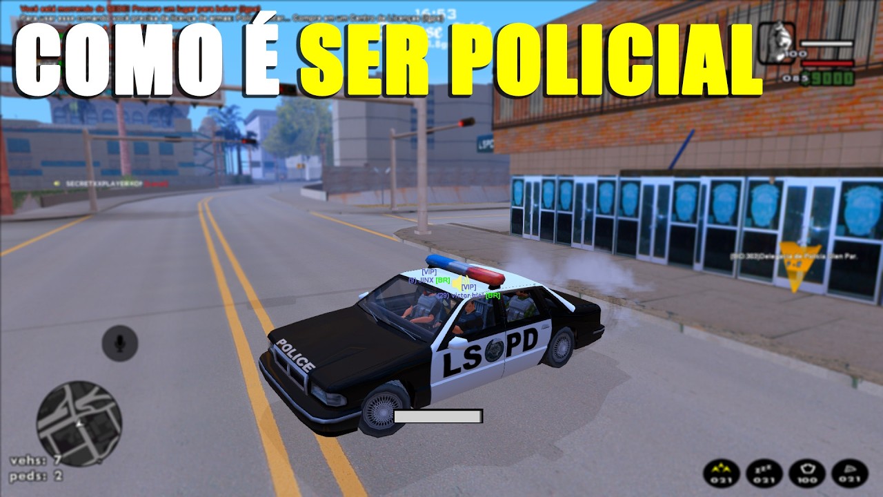 COMO É SER UM PM NESSE SERVIDOR - GTA SAMP ANDROID E PC