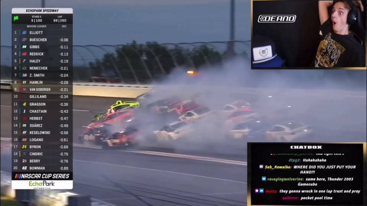 Мои любимые моменты просмотра гонок NASCAR в 2025 году!