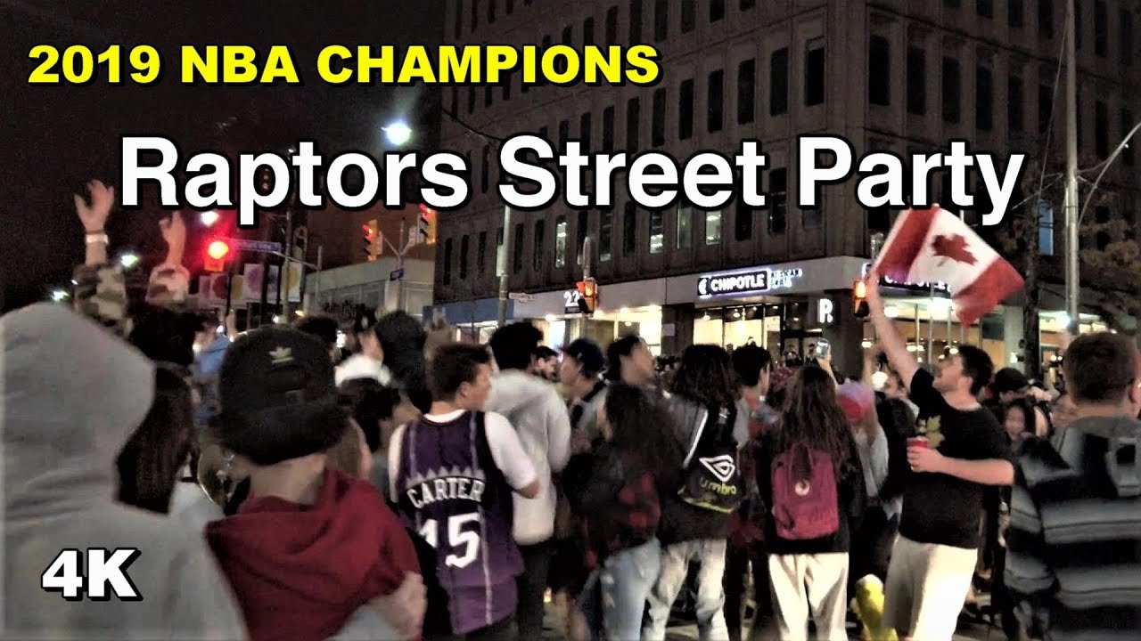 Toronto Raptors NBA Championship Street Celebration [4K]