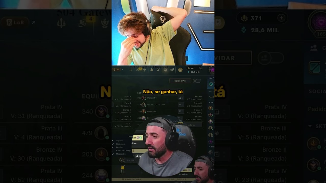 Esse time &eacute; um caos! ! #yodalol #yodasl #leagueoflegends #cblow