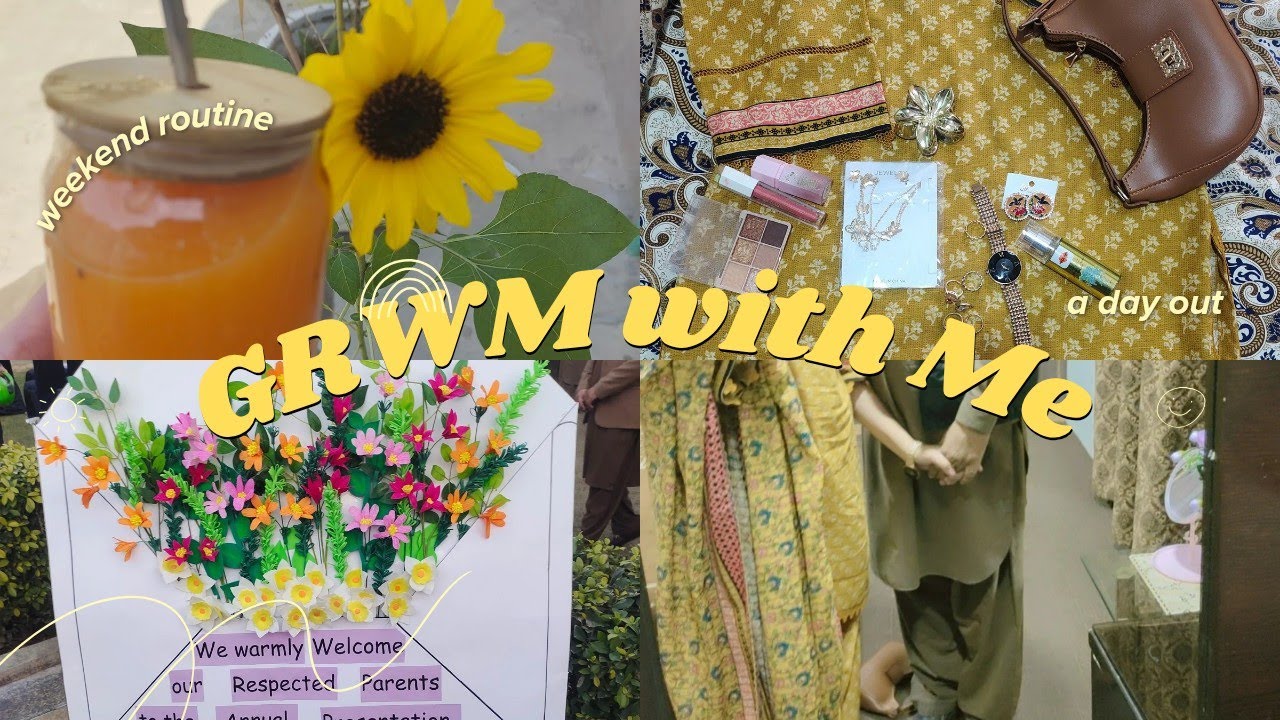 GRWM With Me|Weekend Routine food and much more