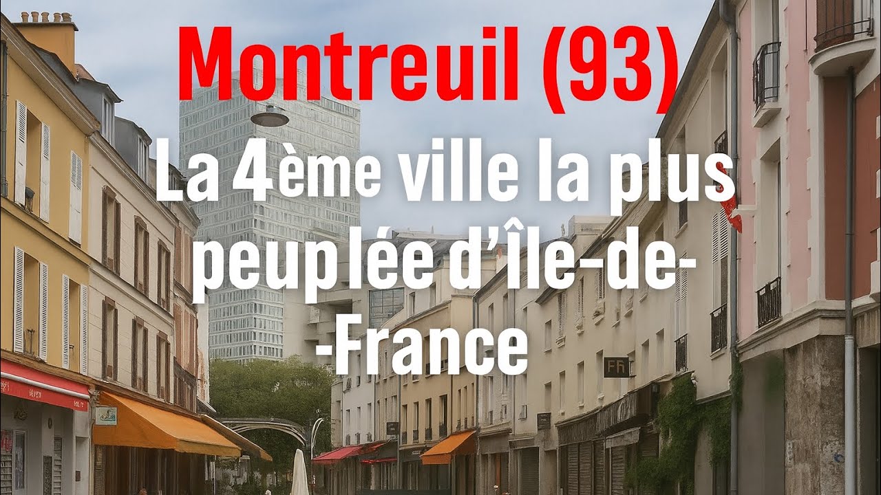 Montreuil (93) : La 4ème ville la plus peuplée d’Île-de-France