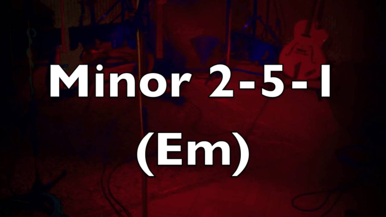 Minor 2-5-1 Medium Swing Jazz Backing Track (Em)