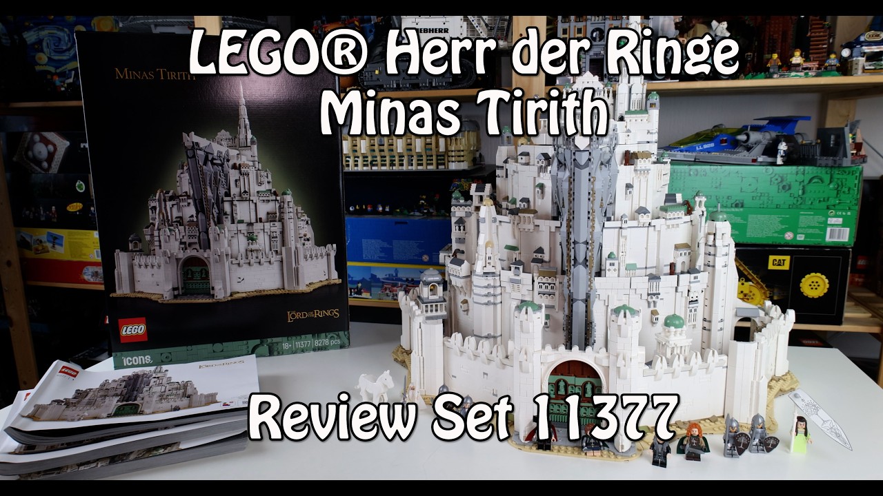 Gro&szlig;artig mit kleinen Macken - Review LEGO Minas Tirith (Herr der Ringe Set 11377)