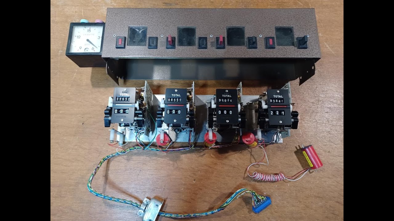 Le bandeau de comptage du Tableau de Gérante pour cabines Téléphoniques