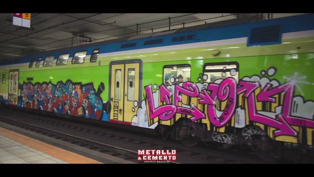 Treni dipinti - Metallo e Cemento - 23/01/2025