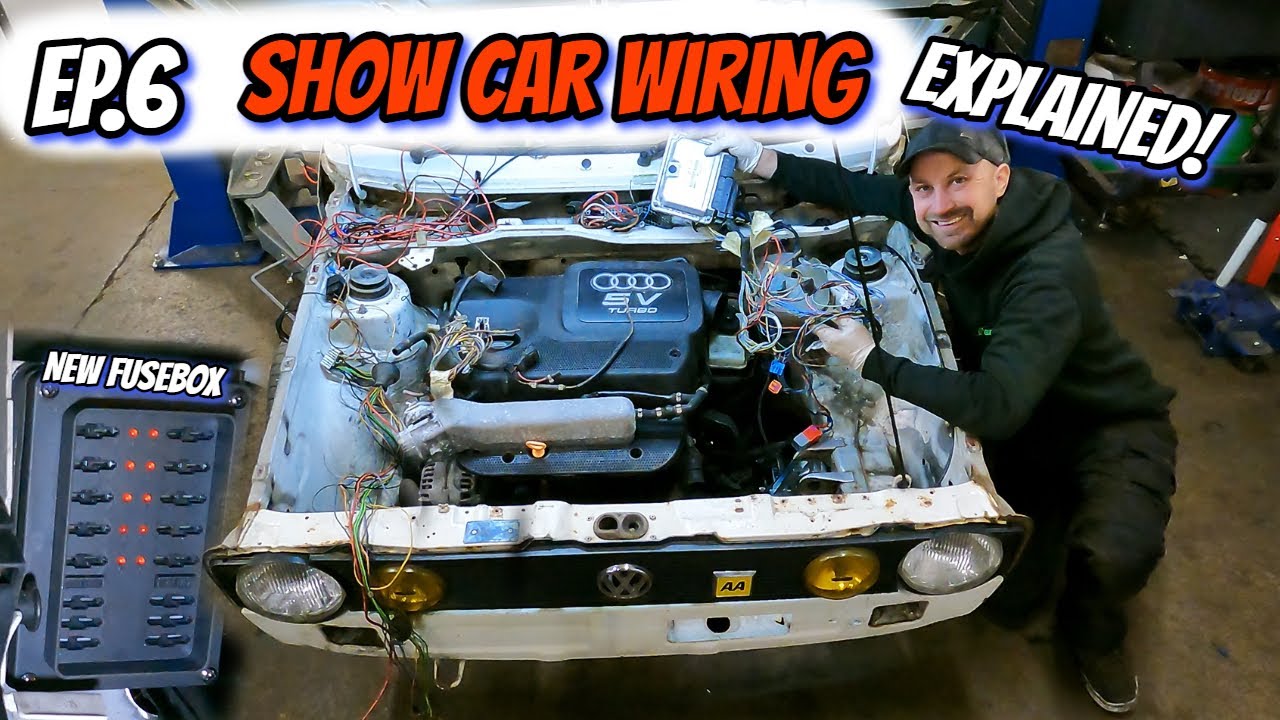 Эпизод 6. Спрячьте ВСЮ проводку в моторном отсеке Caddy 20v Turbo Mk1!