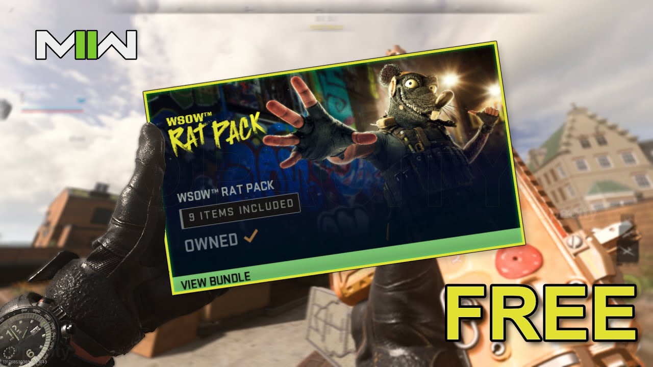 HOW TO GET FREE &ldquo;RAT PACK BUNDLE&rdquo; IN MW2 WITH PRIME GAMING! - Free Skin and Blueprints