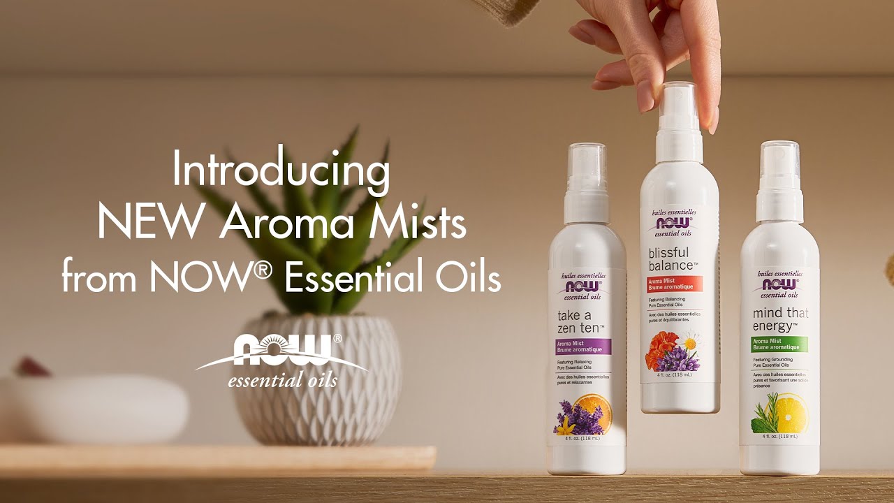 Discover NOW Aroma Mists: Set the Vibe with Essential Oil Sprays