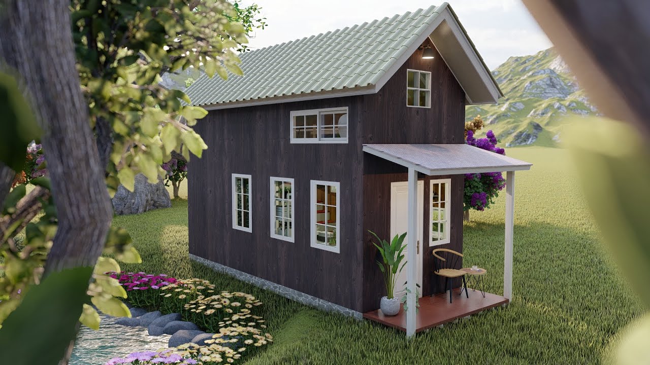 3x7 Meters 21 Sqm 200 Sqft Small House Loft Ideas: Creating Extra Space Upstairs