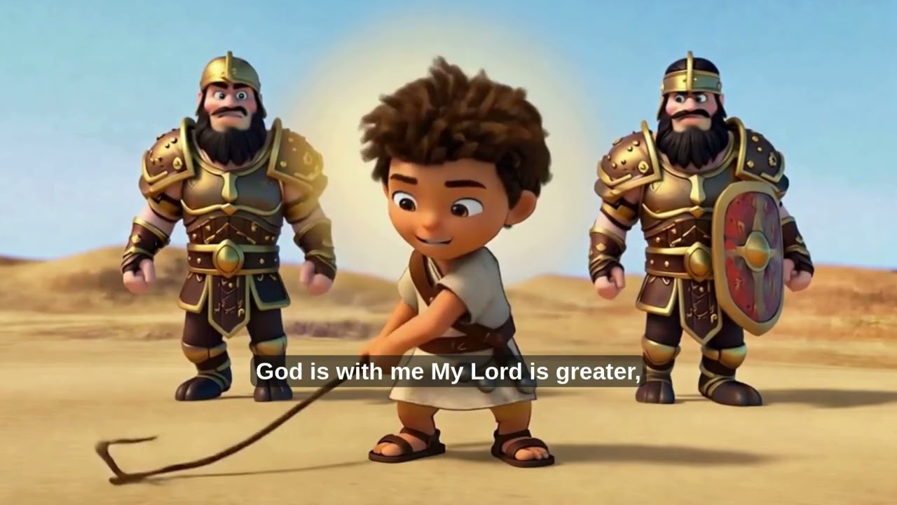 David and giant Goliath | Bible Story for Kids | Animated Christian Cartoon