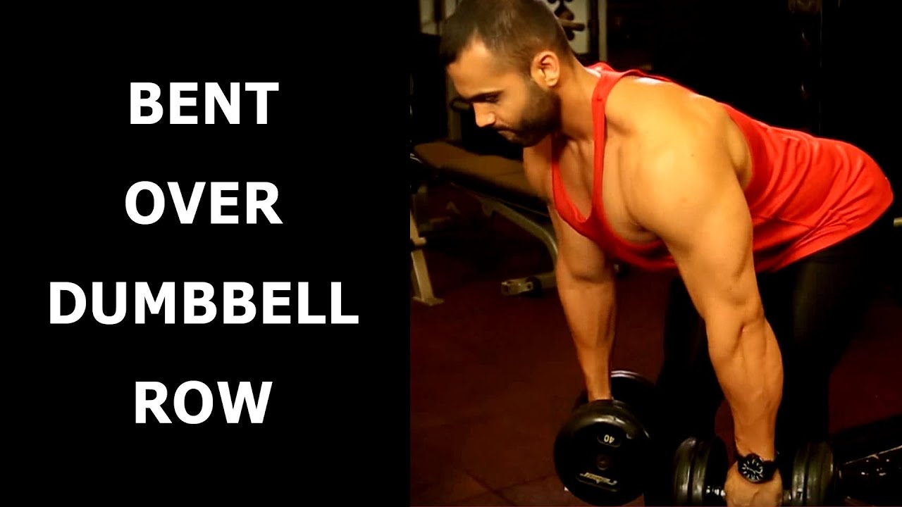 BENT OVER DUMBBELL ROW TO SCULPT YOUR UPPER BACK