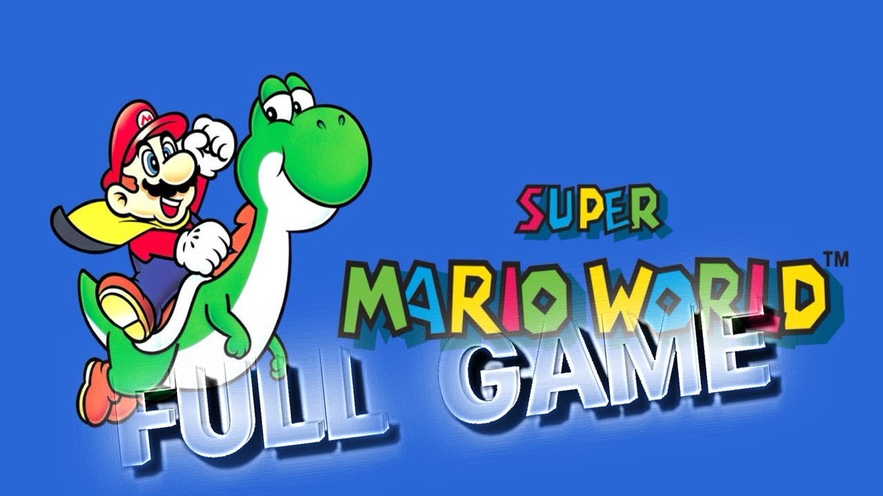 SUPER MARIO WORLD 【 SNES 】- Full Game, THE END