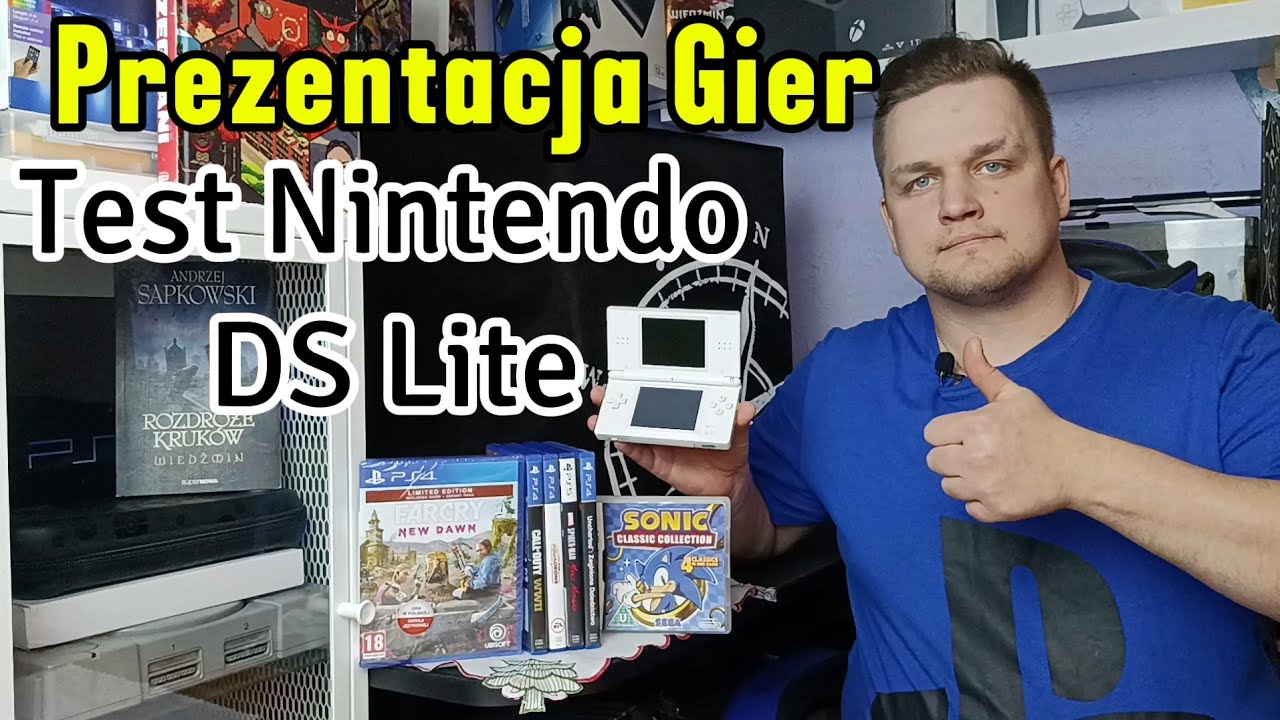 Nowe gry w kolekcji. Prezentacja i Test Nintendo DS Lite🕹️ 