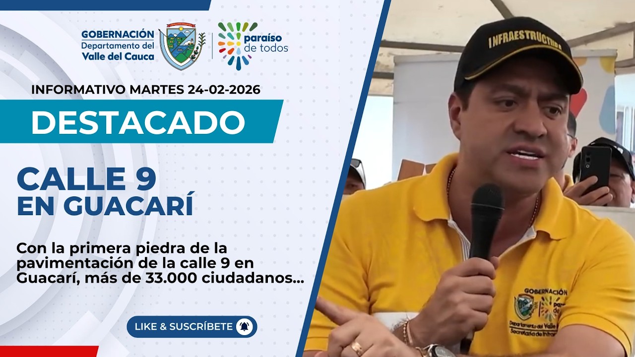 Colocan primera piedra de obra en Guacarí