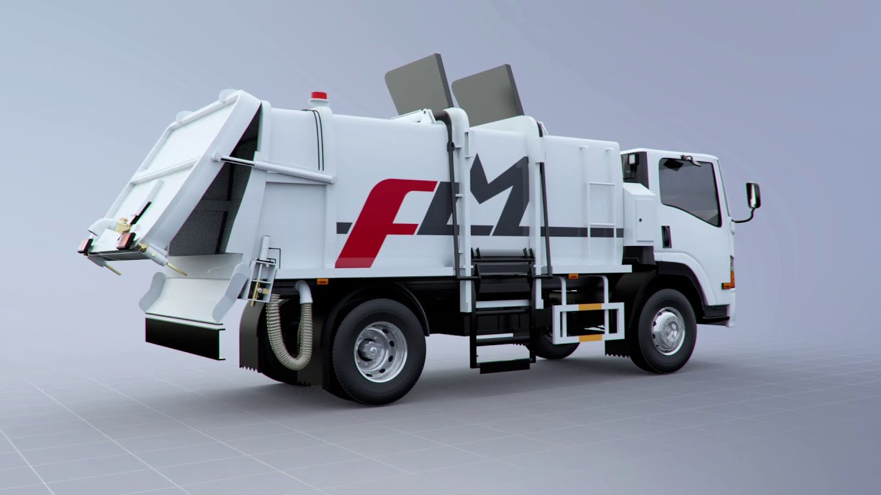 FULONGMA kitchen Garbage Truck