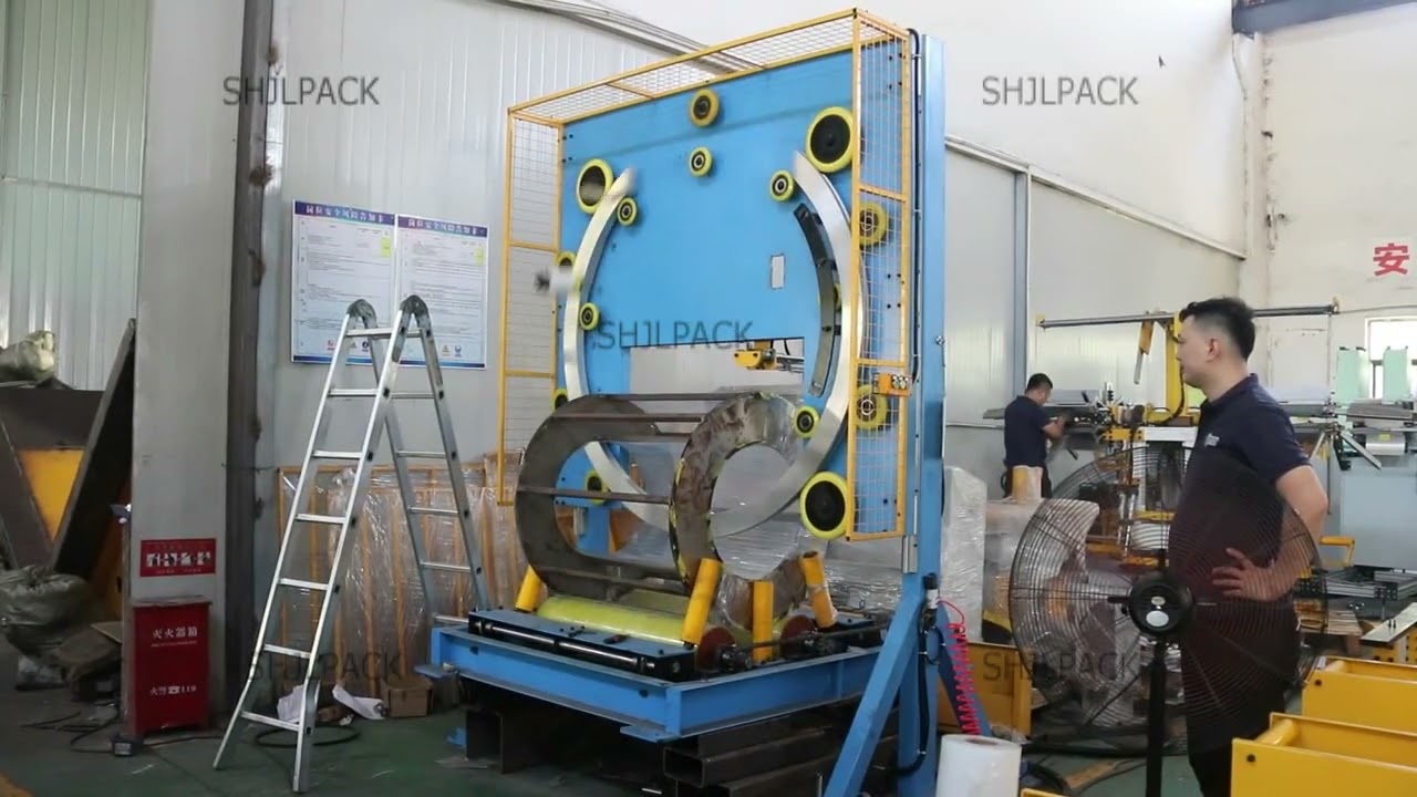 stretch film coil packing machine