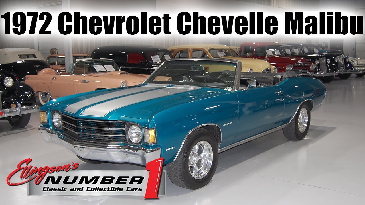 1972 Chevrolet Chevelle Malibu Convertible - FOR SALE at Ellingson Motorcars in Rogers, MN