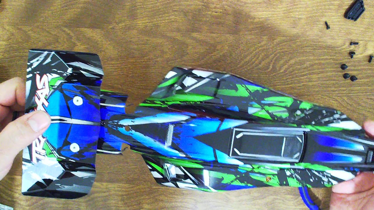 Traxxas Bandit VXL Teardown Part 4 Removal of Wing Wheels Receiver Box Cover and ESC
