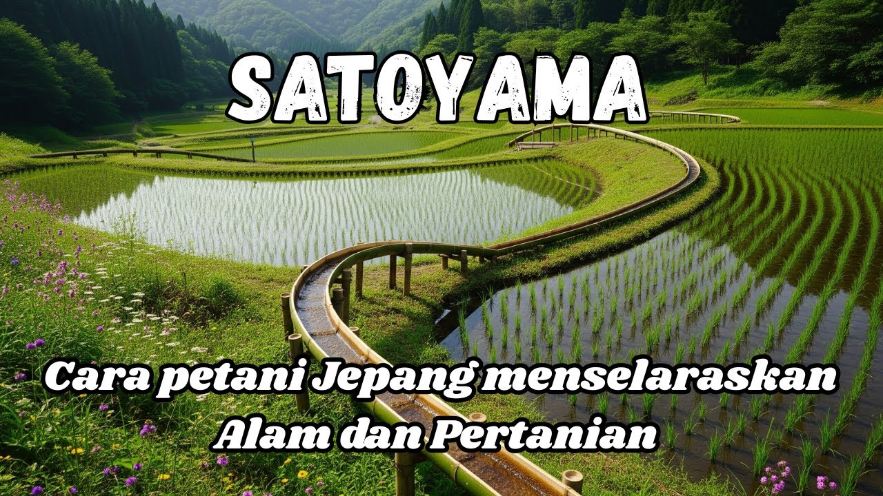 Mengenal Satoyama: Kearifan pertanian Jepang Menyatu dengan Alam #farming #pertanian