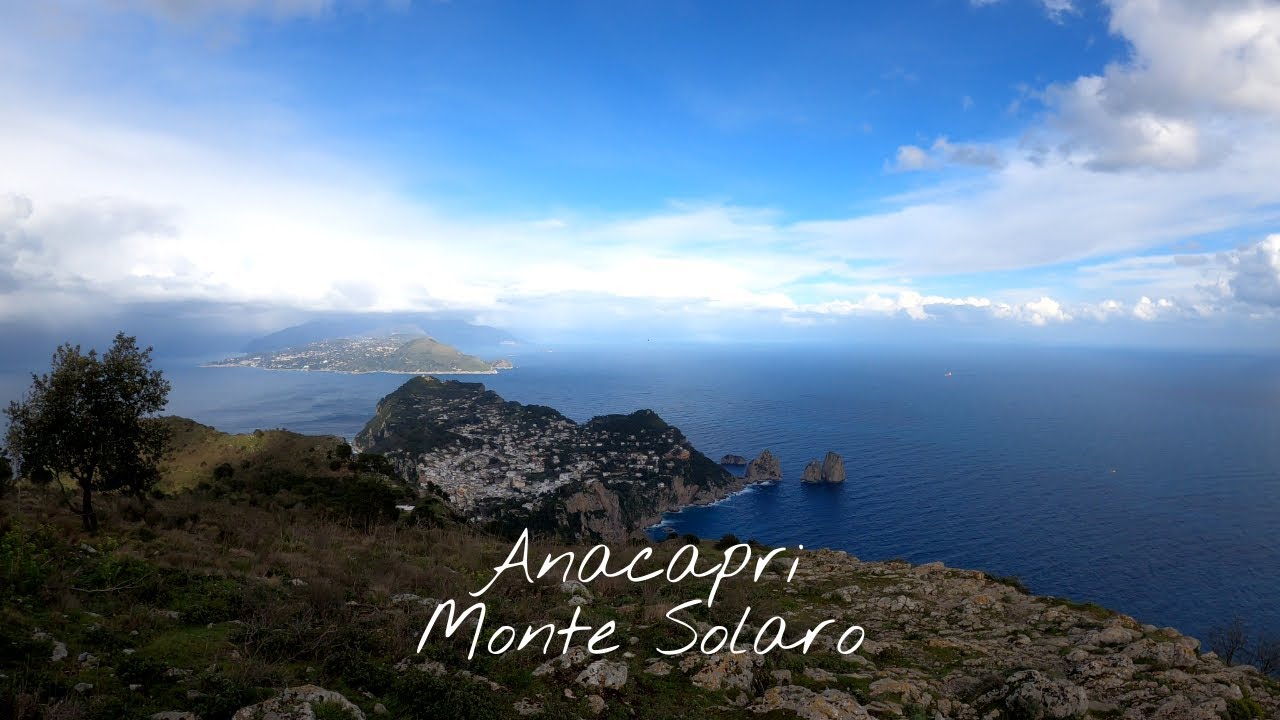Monte Solaro - Anacapri (4 km) - Vista a 360&deg; dell'isola di Capri