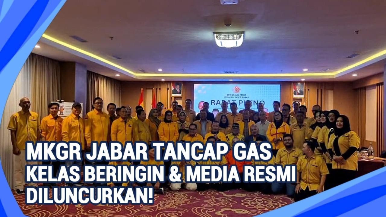 BREAKING NEWS   Pleno MKGR Jabar! Kelas Beringin Siap Bentuk Generasi Politik Berkarakter