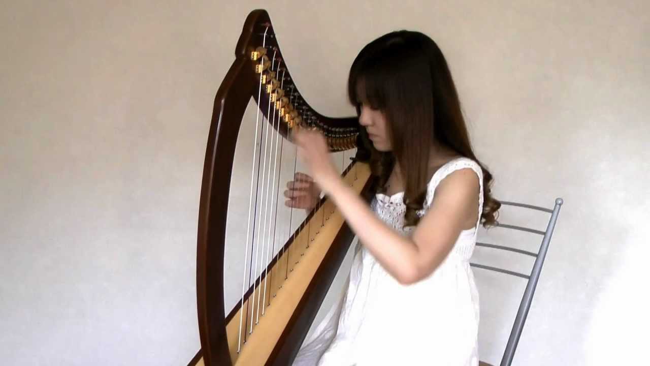沙羅ハープSiciliana on 23strings harp　「シチリアーナ」　神山里映子
