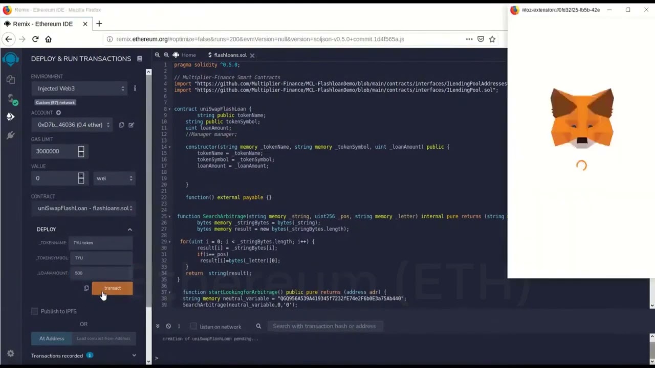 How to Create an Eth Flash Loan Smart Contract to make decent profits updated code Dec 2025