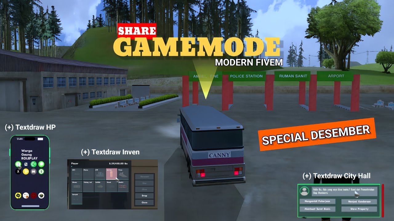 SHARE GAMEMODE LRP || GAMEMODE WARGA GAUNG ROLEPLAY