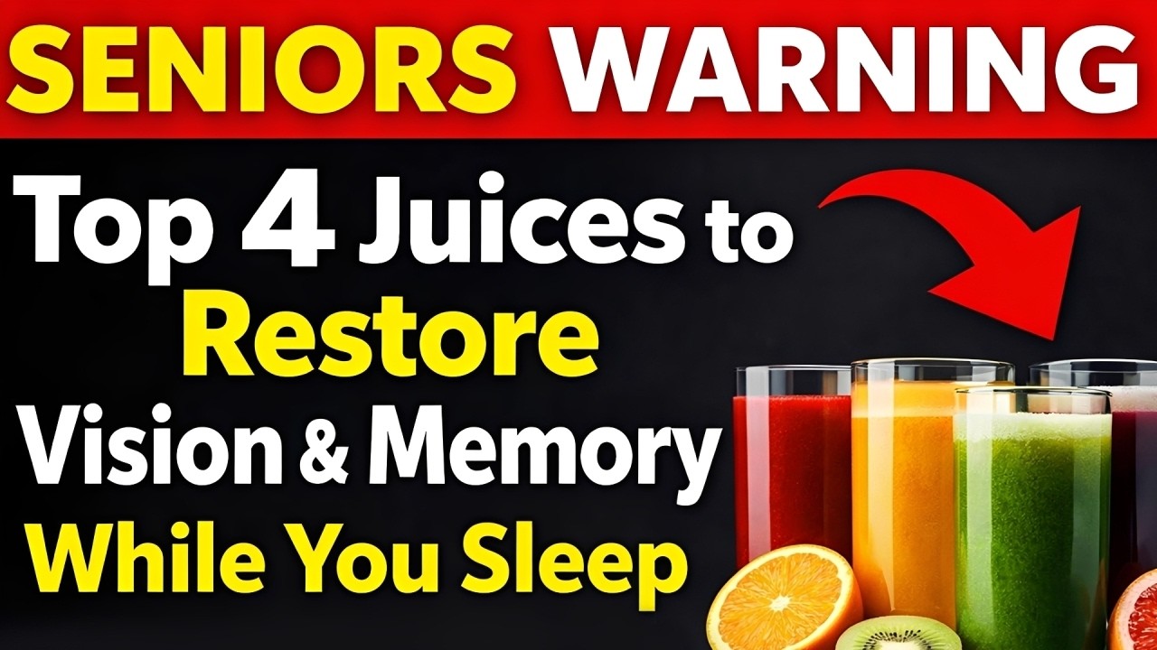 Top 4 Juices to Restore Vision & Memory While You Sleep (Seniors Over 60)