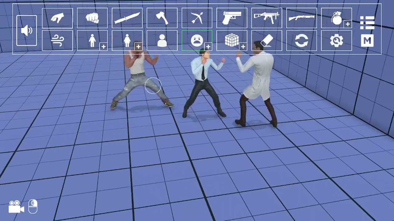 Realistic ragdoll sandbox