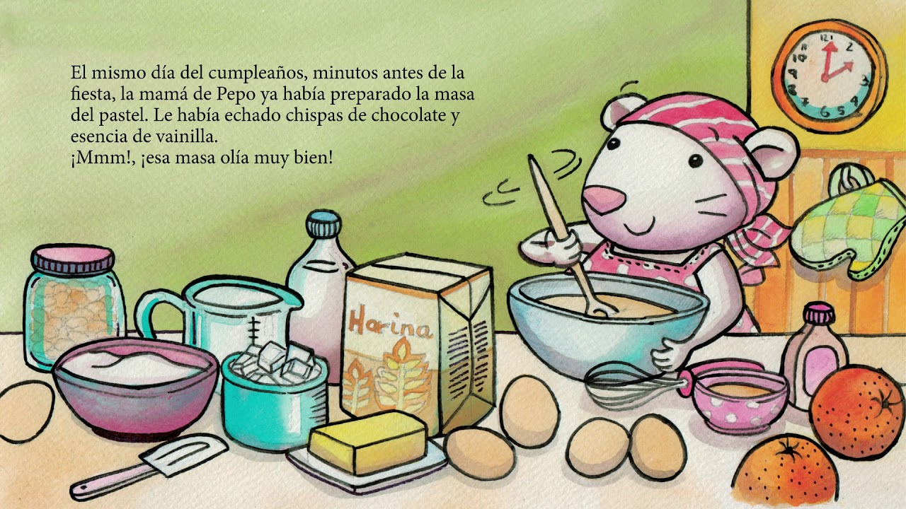 CUENTO: EL CUMPLEAÑOS DE PEPO. De Andrea y Claudia Paz