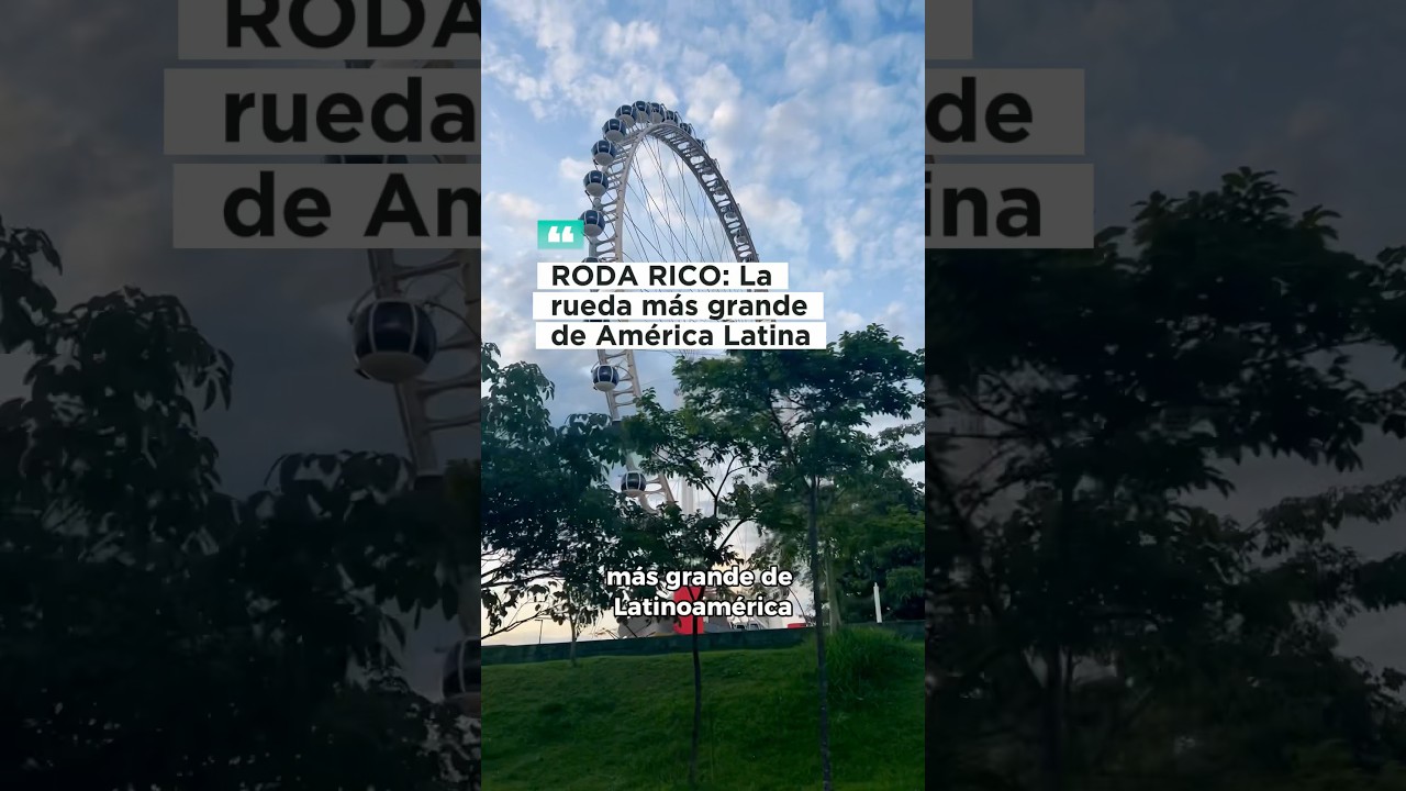 Roda Rico, en S&atilde;o Paulo, Brazil 🇧🇷 La rueda de la fortuna m&aacute;s grande de Am&eacute;rica Latina #rodarico