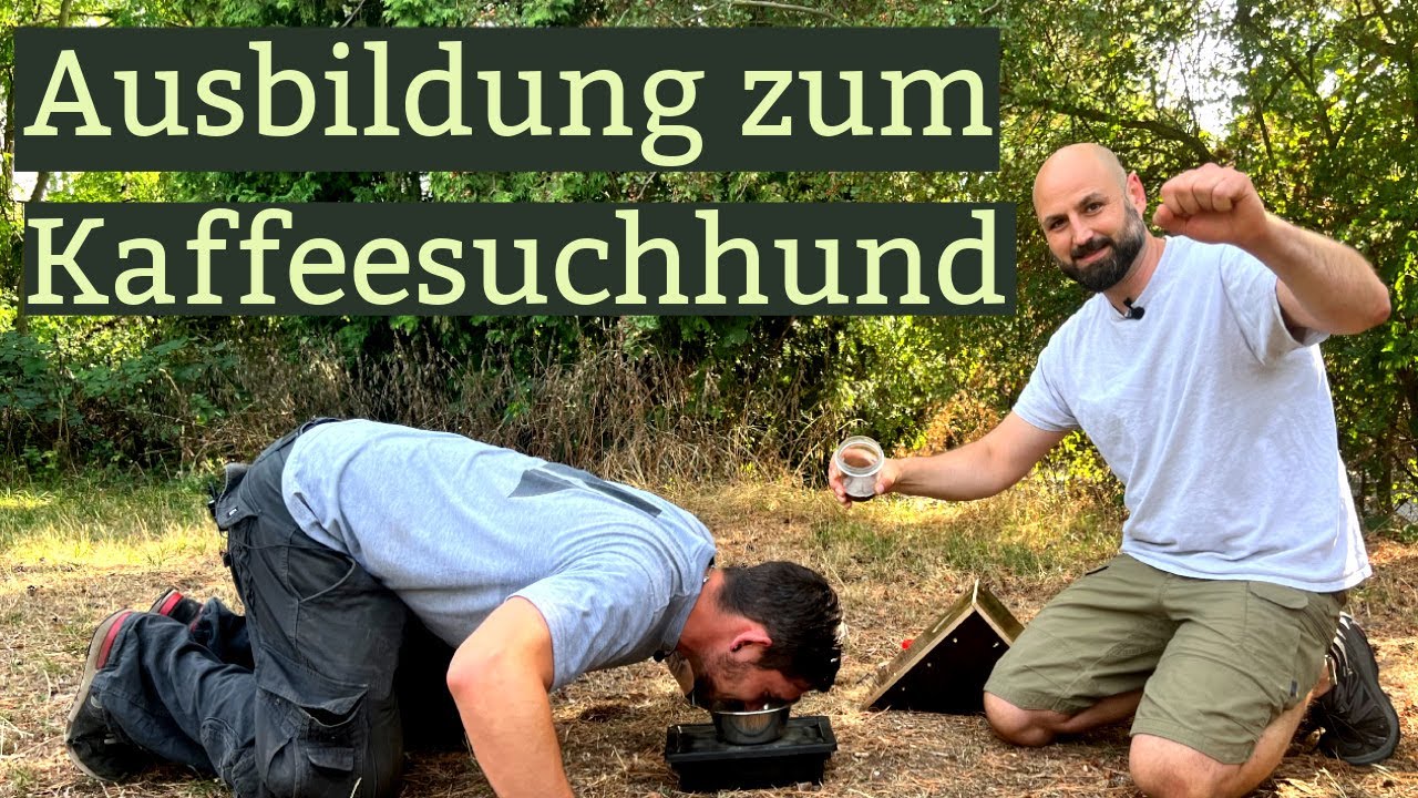 Hundetraining: Ausbildung zum Kaffee-Suchhund Teil 1