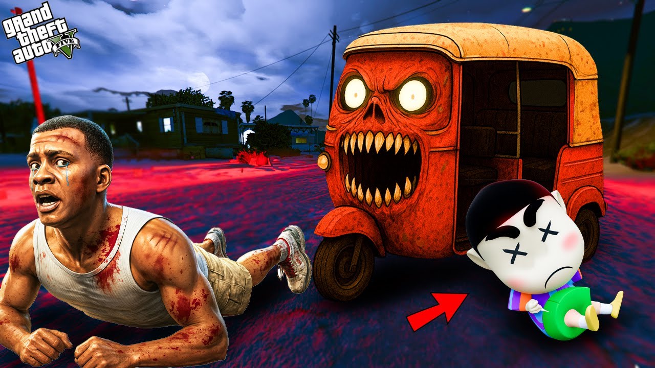 FRANKLIN & SHINCHAN FOUND CURSED AUTO RICKSHAW