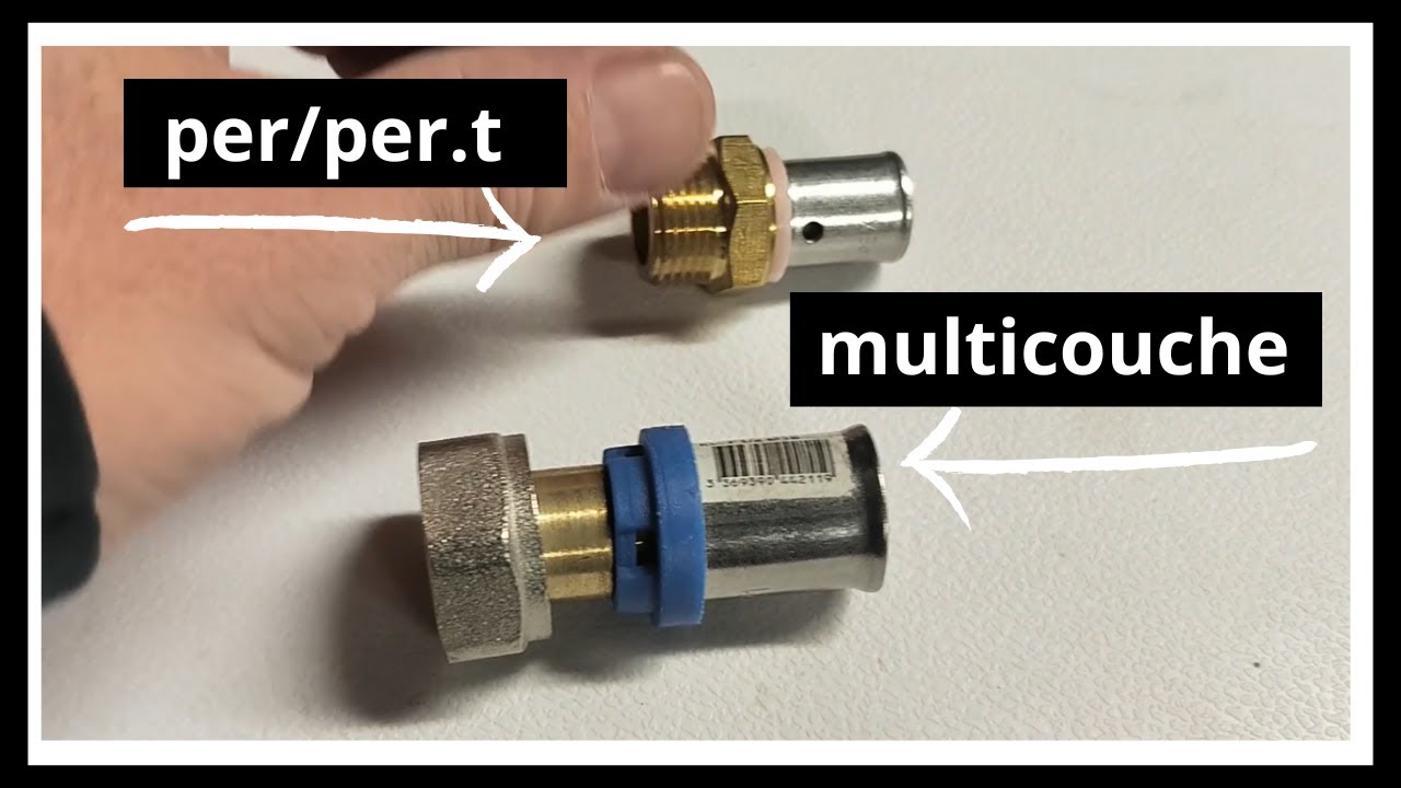 raccord per per t multicouche pince et tuyaux