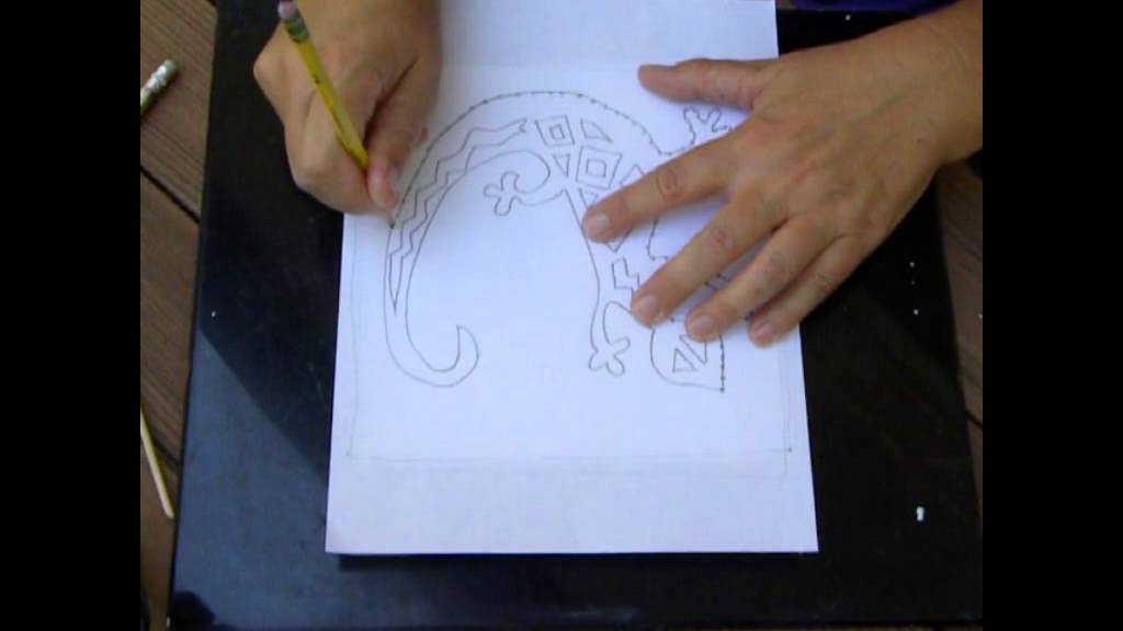 Aztec Glyph carving 1