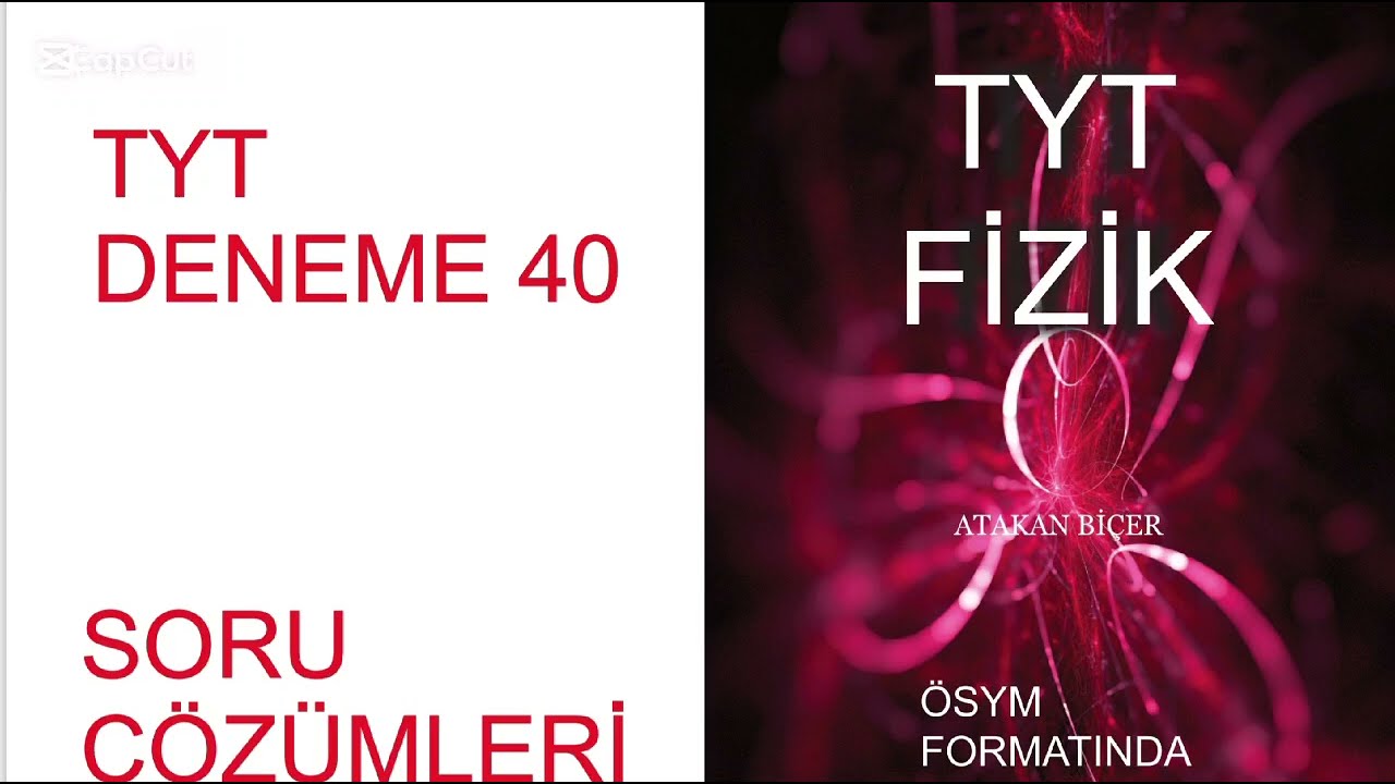 TYTDENEME 40 SORU ÇÖZÜMÜ#TYTdenemefizik#fizikdeneme#bonusyayıncılık