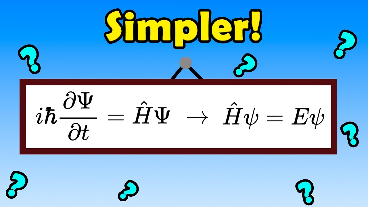What the hell is the time-independent Schrödinger equation??! | Stationary States