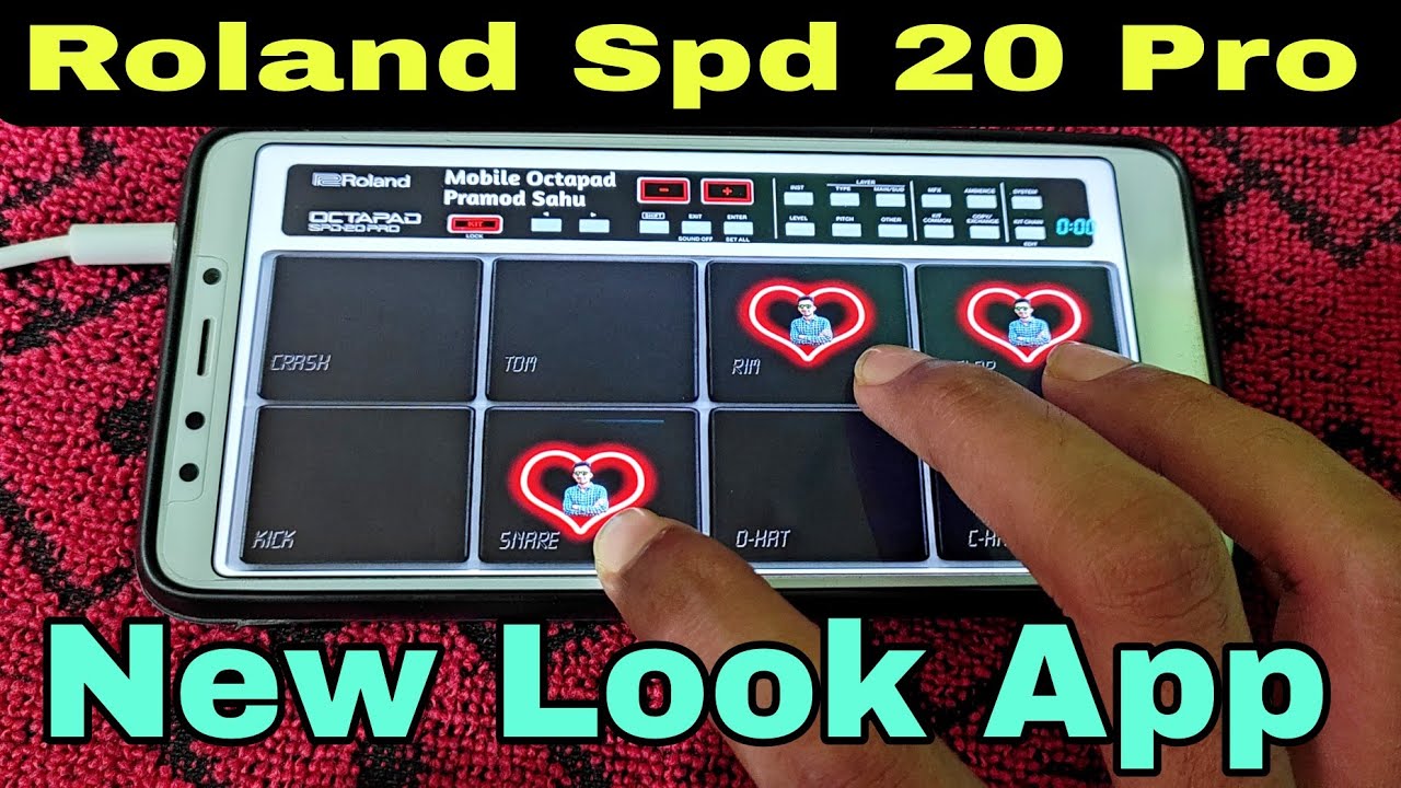 Roland SPD 20 Pro Mobile App । New Look Mobile Octapad Pramod Sahu 2022