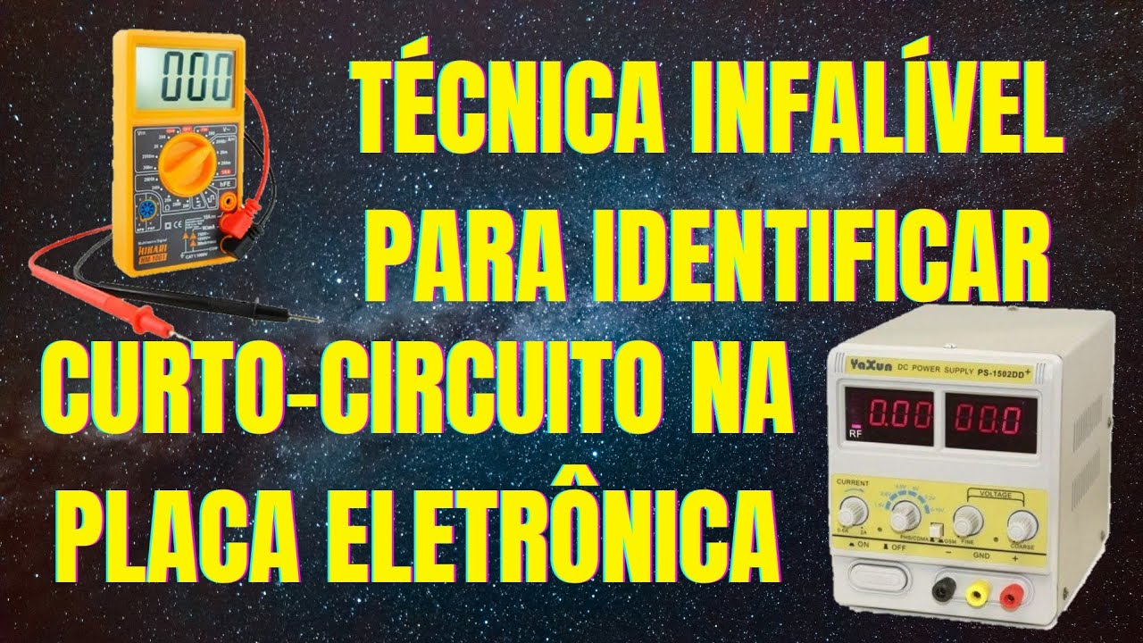 Como Encontrar Curto-Circuito na Placa Eletrônica