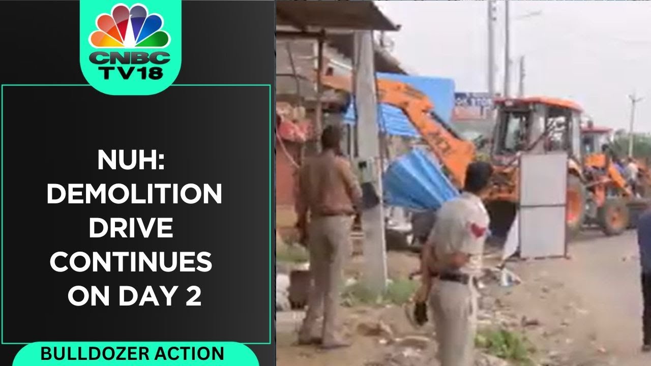 Demolition Drive In Violence-Hit Nuh Continues, Haryana Administration Demolishes Illegal Structures