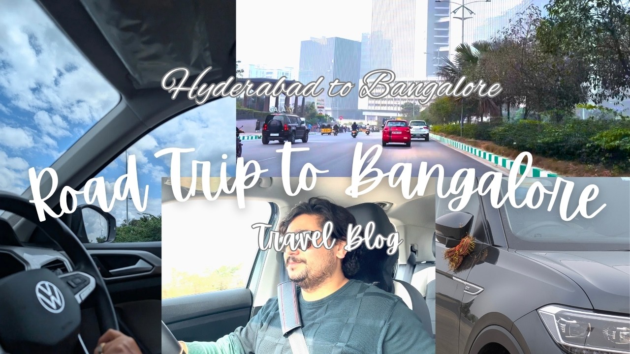 Banaras to Bangalore Road Trip Day3 | VW Taigun | Hyd-Blr Road Trip | Ring Road Chaos + Rash Drivers