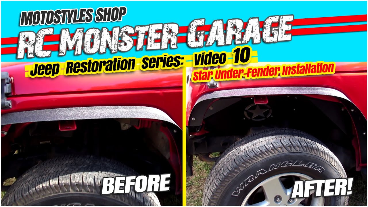 Series: Building a REAL JEEP w/RC skills. From Salvage to Beast! Video #10 Inner Fender Installation