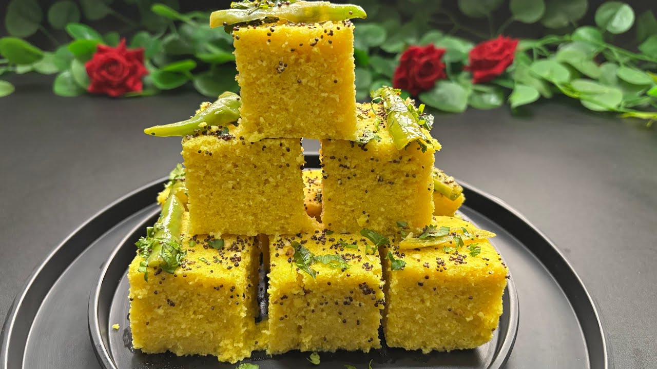 आज फिर बनाया ये नाश्ता Khaman Dhokla