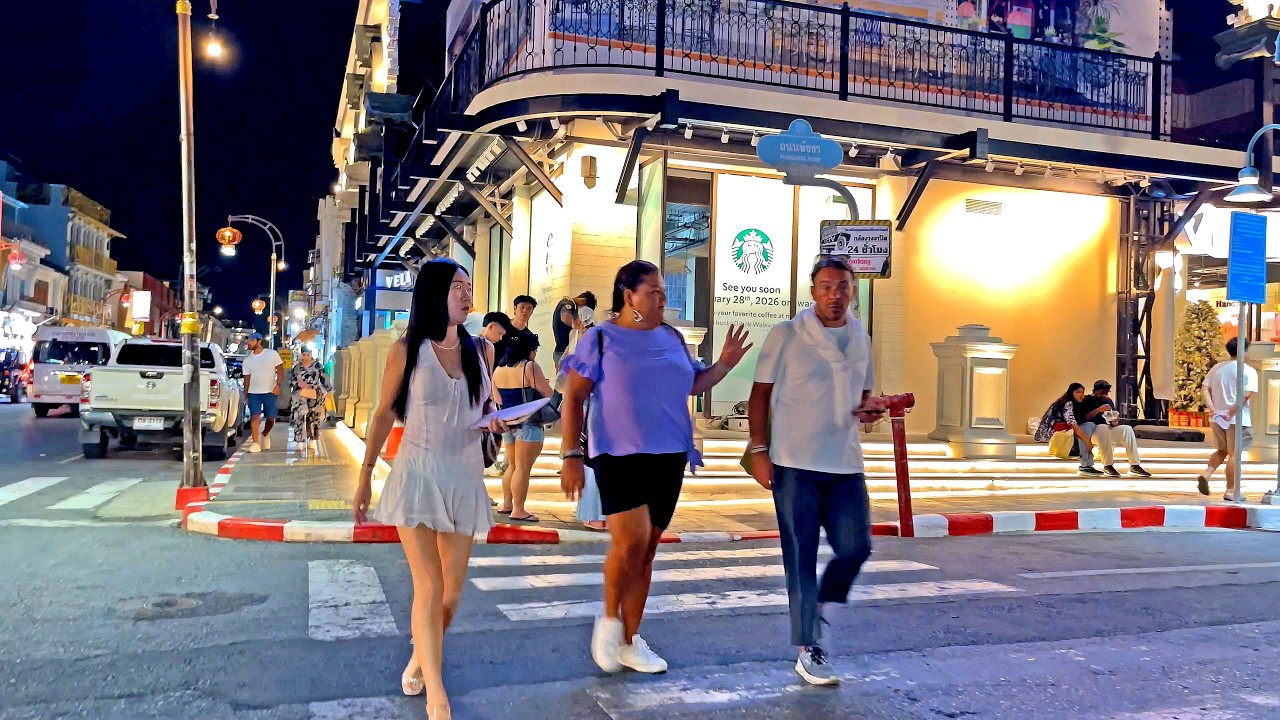 PHUKET February 2026 - Nightife in Phuket Town