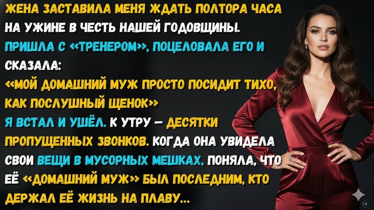 ПРИ ВСЕХ ЖЕНА НАЗВАЛА МЕНЯ «ЩЕНКОМ». Я УШЁЛ, А УТРОМ ОНА УЗНАЛА ЦЕНУ УНИЖЕНИЮ